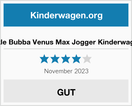  Ickle Bubba Venus Max Jogger Kinderwagen Test