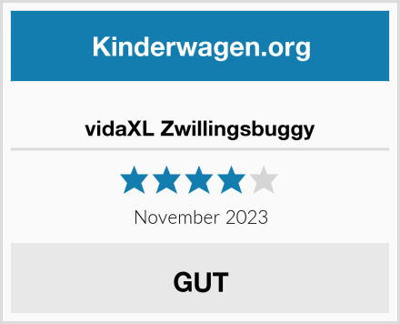  vidaXL Zwillingsbuggy Test
