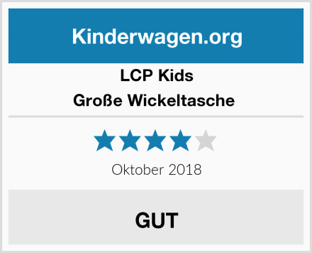 LCP Kids Große Wickeltasche  Test