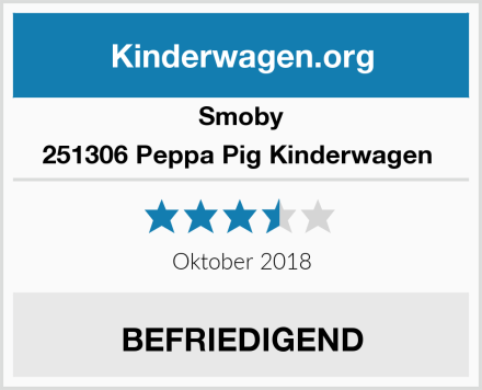 Smoby 251306 Peppa Pig Kinderwagen  Test