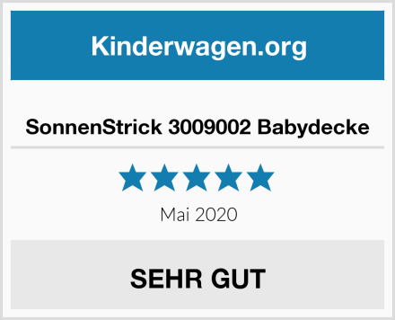  SonnenStrick 3009002 Babydecke Test