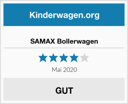  SAMAX Bollerwagen Test