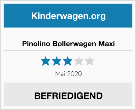  Pinolino Bollerwagen Maxi Test