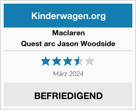 Maclaren Quest arc Jason Woodside Test