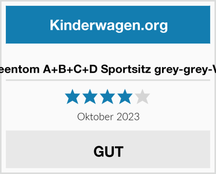  Greentom A+B+C+D Sportsitz grey-grey-V16 Test