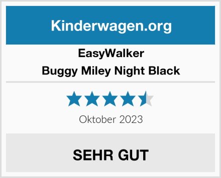 EasyWalker Buggy Miley Night Black Test