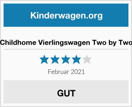  Childhome Vierlingswagen Two by Two Test