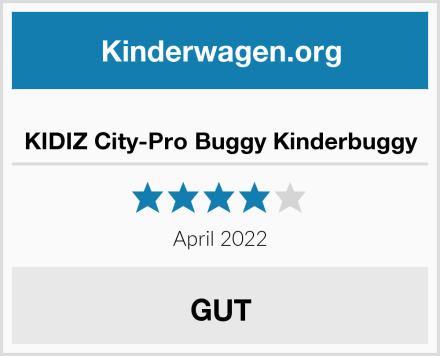  KIDIZ City-Pro Buggy Kinderbuggy Test