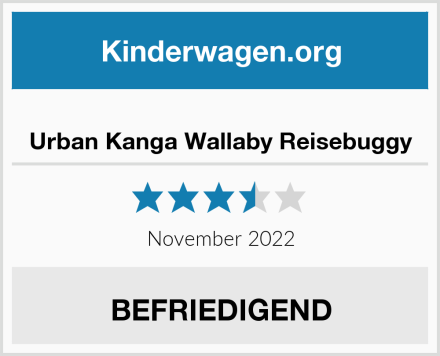  Urban Kanga Wallaby Reisebuggy Test