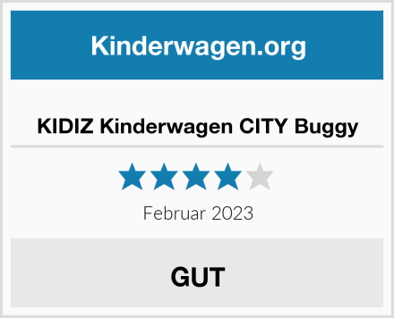  KIDIZ Kinderwagen CITY Buggy Test
