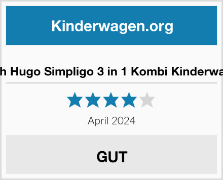  Friedrich Hugo Simpligo 3 in 1 Kombi Kinderwagen Set Test